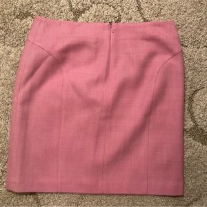 LOFT pink wool skirt